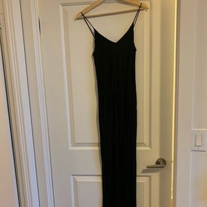 H&M black sleeveless jumpsuit
